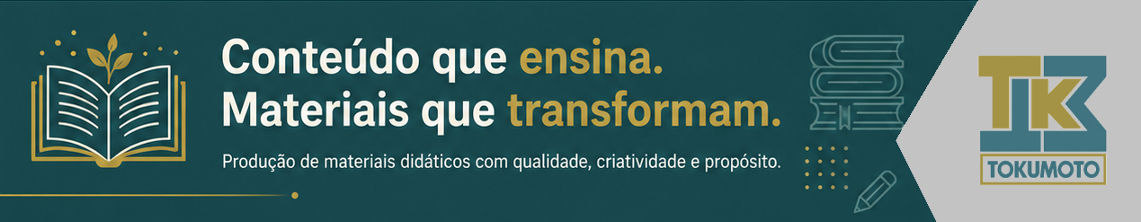 Conteúdo que ensina.
            Material que transforma.